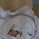 OAKOA Round Decorative Tray for Coffee Table Decor - Concrete Round Tray Home Decor - Bandejas Decorativas - Circle Coffee Table Centerpiece (Gray)