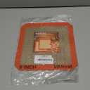 Silicone Baking Mats Set of 2 Square Non-Stick Reusable Air Fryer Linner - Best German Silicone - 9 inch