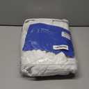 MIULEE Natural White Linen Curtains 104 Inch Length 2 Panels for Bedroom Living Room, Soft Thick Linen Textured Window Drapes Semi Sheer Light Filtering Back Tab Rod Pocket Burlap Look Decor