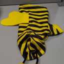 Idepet Halloween Pet Bee Costume, Dog Hoodie Cat Outfit Cute Cosplay Puppy Clothes Funny Bumble Bee Pet Apparel for Small Dogs and Cats (Medium)