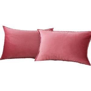 JIAHANNHA Velvet Pink Throw Pillow Covers 12x20 Inches Pack of 2 Soft Decorative Square Cushion Covers for Couch Sofa Bed Livingroom Car,30x50Cm