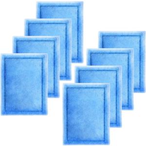 8 Pack Aquarium Filter Cartridges Compatible with Aqua-Tech 20-40 & 30-60 Gallon Power Filters - Fish Tank Filter Replacement for EZ-Change #3 Cartridges