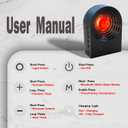 Decorative Night Light with Bluetooth Speaker | Cute Desktop Decor, Portable & Rechargeable, 4 Color Modes + White Noise | Ideal Gift for Home, Office, Travel |Black