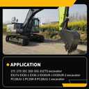 Bottom Track Roller Compatible with 35C 35D Excavator | 9237937, Perfect Track Meshing No Slipping, Stable Smooth Low Vibration Driving, Fit Multiple Brand Mini Excavators