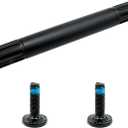 Cranks Parts BMX Crank axle CrMo 19mm 8T 150mm Long incl. 2 axle Bolts 8 Spline Spindle & Bolts for 19mm Bottom Bracket Black