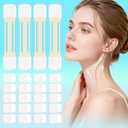 Neck Tape Lifting Invisible,60 PCS+4 Strips,Neck Lift Tape,Neck Tightening and Lifting,Neck Wrinkle Patches,Neck Less Tape Strips Clear for Sagging Skin Turkey Double Chin Jowls Wrinkles Women
