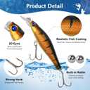 Advent Calendar Fishing Christmas Countdown, 24 Days of Lures and Tackle, Christmas Countdown Gift Blind Box for Father Grandpa Brother