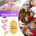 Womens Gifts for Christmas Wind Chimes Gift for Mom Birthday Gifts for Women Mom Butterfly Wind Chimes for Outside Gift for Grandma Solar Lights Garden Outdoor House Patio Dcor
