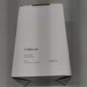 KIVY Vacuum Seal Coffee Canister (Glass) - Coffee Canister with Airtight Lid - Airtight Coffee Jar - Air Tight Coffee Container - Vacuum Storage (Medium)