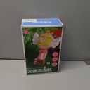 Bubble Machine for Kids, Angel Rechargeable Handheld 20000+Bubbles 3 Modes with Colorful Lighting Automatic Bubble Machine for Kids Toys Party Outdoor Gifts Boys (Blue)