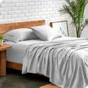 Bare Home Twin XL Sheet Set - 1800 Ultra-Soft Microfiber Twin Extra Long Bed Sheets - Double Brushed - Deep Pockets - Easy Fit - 3 Piece Set - Bedding Sheets & Pillowcases (Twin XL, Cloud Grey)