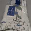 Bedsure Duvet Cover Queen Size - Reversible Cute Floral Duvet Cover Set with Zipper Closure, 3 Pieces White Bedding Set with 8 Corner Ties and 2 Pillow Shams 20"x26" (03 - Coconut White (No Comforter))