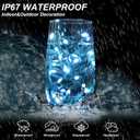 Eueasy Christmas Lights Outdoor, 1000 LED 344FT Fairy String Lights Plug in Waterproof with Remote, 8 Modes with Timer for Indoor Decorations Bedroom Xmas Tree Holiday House Party Decor