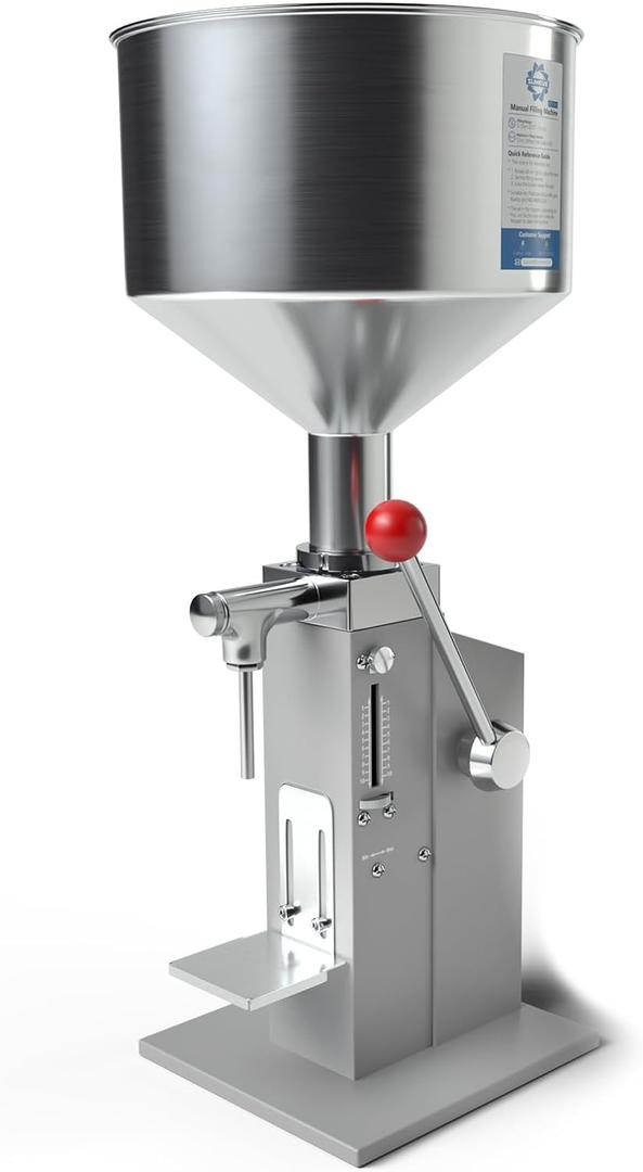 Manual Filling Machine Filling 5-55ml Bottler Filler For Liquid and Paste A03 Pro With CE Certificate