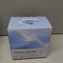 Travel Pillow for Airplanes, Neck Pillow eases Neck and Shoulder Pain on Long Flights, Adaptive Memory Foam Sleep Support, Portable Carry Case, Eye Mask and Earplugs Travel Set(Grey I)