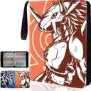 Trading Card Binder, Fits 900 Cards Card Collector Album Holder,with 50 Removable Sleeves Toys Gifts for Boys Girls (dtcg)