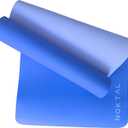 NOKTAL - Pilates Yoga Mat - ECO Friendly - High Density 6MM EXTRA THICK Yoga Mat - Non Slip - Workout Mat for Yoga, Pilates,Meditation and Floor Exercises (Purple)