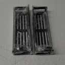 4 Pack Magnetic Spice Storage Rack Organizer for Refrigerator and Oven, Clear Fridge Organizers and Storage