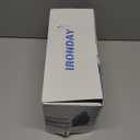 IRONDAY Steam Iron for Clothes, 1800W Cloth Iron with Ceramic Soleplate, Auto-Off, 20s Fast Heat-up,Burst of Steam, Self-Cleaning, 20.28oz Water Tank for Home Ironing