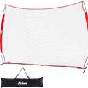12x9ft / 16x10ft Barricade Backstop Net, Ball Sports Barrier, Practice Net for Baseball, Softball, Lacrosse, Soccer, Basketball and More
