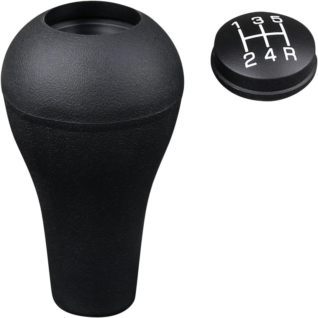 TQPONLY 5 Speed Gear Shift Shifter Knob,Compatible with Dodge Ram Dakota/Jeep Cherokee Wrangler Manual Gear Shift Lever Handles Replaces 52104174