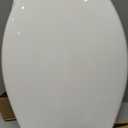 Bemis 7300SLEC Slow Close Toilet Seat, Easy Clean Hinges and Durable Plastic Seat, Made in USA, Elongated, White