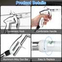 Car Cleaning Gun Detailing Dry Air Blow Gun, High Pressure Car Interior Cleaning Tool, Car Dryer Air Blower for Car Surfaces Quickly Blasts Dust, Works with Air Compressor