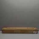 LUCKUP Cordless Bamboo Roman Blinds Shades for Indoor Windows-Blackout Room Darkening Roman Blinds with 6" Valance Cover Enhanced Privacy, 34" W x 64" H (Privacy-carbonized Color)