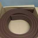 Threshold Ramps for Doorways Self-Adhesive Rubber Ramps for Door Threshold Rubber Door Threshold Ramp for Wheelchair Stroller Scooter Reducer Ramp (Brown, 3 Wide x 10' Long)