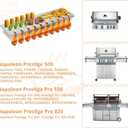 AJinTeby Grill Warming Rack for Napoleon, 71500 Stainless Steel Multifunctional Warming Rack for Napoleon's Prestige 500, Prestige PRO 500, PRO 825, Grills Replacement BBQ Warming Racks