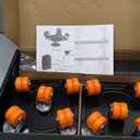 Furniture Mover Ultra Plus with 10 Wheels  Upgraded Double-Wheel Design, Carbon Steel Panel Heavy Duty Dolly with Lifter, Max Load 3527 LBS, More Stable & Smoother Moves (6.76.7 in)