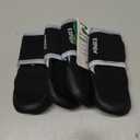 EXPAWLORER Waterproof Dog Shoes for Small Medium Large Dogs, Dog Shoes for Cold Winter, Hiking Walking, Reflective Dog Booties for Outdoor Snow Rain Days, Anti-Slip Dog Boots & Paw Protectors, L