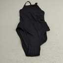 Athletic One Piece Swimsuits for Women Training Sport Tummy Control Bathing Suits Black S