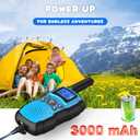 Wishouse Walkie Talkies Rechargeable for Kids Adults Long Range,Xmas Birthday Gift for Boys Girls 3 4 5 6 7 8 9 10 Year Old,Hiking Camping Gear Games Ideas Toys with Flashlight, VOX, Easy to Use 4 Pack