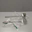 FJNATINH Wok Spatula and Soup Ladle Set - 304 Stainless Steel Wok Utensil Tools Set, 2 Pieces All Metal Cooking Kitchen Utensils,Chinese Wok Accessories for Cast Iron/Carbon Steel Wok