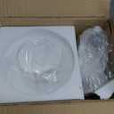 Indoor Wall Sconce, Black and Gold Wall Light Fixture with 4.9 Inches Clear Glass Shade, Bathroom Vanity Lights for Mirror, Bedroom, Hallway