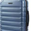 LIGHT FLIGHT Carry On Luggage 22x14x9 Airline Approved, Expandable Carry On Suitcases with Wheels, Lightweight Luggage, Durable Hard Shell 20 Inch Rolling Suit Case for Men Women Travel,Royal Blue