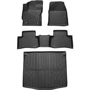 Cartist Floor Mats and Cargo Liner Fit for Toyota Corolla Cross Hybrid (Includes FWD Gas Models) 2022-2025 2026, All Weather Floor Liner and Trunk Mat for Corolla Cross Accessories