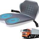 Truck Driver Seat Cushion Memory Foam L-Shaped Ergonomic Cushion for Office Chairs Comfort & Support for Long Sitting Memory Foam U-Shape Tailbone Relief + L-Shape Back Cushion