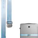 pack all Magnetic Quick-Release Luggage Strap for Travel, Adjustable Suitcase Belt with Anti-Burst Magnetic Buckle, Heavy-Duty Travel Accessories for 18-32 Inch Suitcases (Blue)