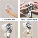 2pcs Suction Cup Hooks No Drilling for Bathroom/Kitchen/Window Glass & All Indoor Spaces