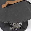 Lifewit Round Cowboy Hat Box Stackable, Large Felt Hat Organizer Bag for Men & Women Storage, Baseball Cap Container with Dustproof Lid for Travel, Foldable 16.5" D x 10.6" H Carrier, Black