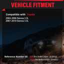 Rear Brake Calipers Compatible with Toyota Sienna [ 2004-2010 ]