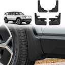 BestEvMod Mud Flaps Splash Guards Compatible with Rivian R1S 2022-2025 Splash Fender Winter Sediment Dirt Protect Mudflaps Set of 4 No Need to Drill Holes (E-Torx Screw Version)