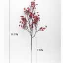 Babys Breath Silk Artificial Flowers Bulk 20pcs for Fall Decor Fake flower bouquet Bulk for Home Kitchen Indoor Bouquet Floral Arrangement Table Centerpieces Party Decor(Burgundy Red 20pcs)