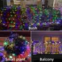 YEGUO 4 Pack Multicolor Solar Fairy Lights, Each 33ft 100 LED Christmas Lights Outdoor Waterproof, 8 Modes Sliver Wire Solar String Lights