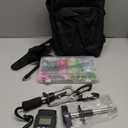 Gemscream 393 Pcs Fishing Tool Kit Tackle Box with Tackle Included Fishing Lures Pliers Gear and Equipment Bait Rigs Lure Gear Kit Fish Hooks Remover Tool for Men Women Outdoor(Black)