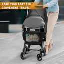 Stroller Organizer Bag Compatible Donna Stroller with Large Storage - Holds 10 lbs - Baby Essentials Stroller Caddy for Bottles, Diapers, Toys, Wipes - Easy Snap-On, Quick Access