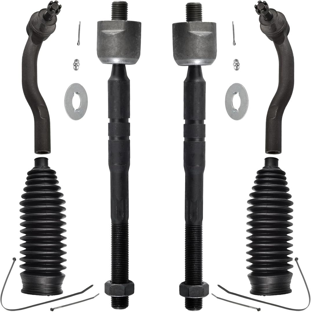 ASTARPRO - Front Tie Rods Kit 4 Inner and Outer Tie Rods 2 Boots Kit Replacement for 2007-2011 Toyota Camry ASTARPRO - Front Tie Rods Kit 4 Inner and Outer Tie Rods 2 Boots Kit Replacement for 2007-2011 Toyota Camry