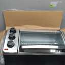 BLACK+DECKER TO1313SBD Toaster Oven, 15.47 Inch, Silver